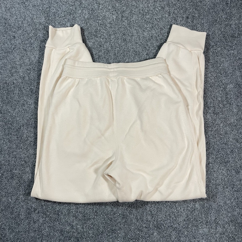 Universal Thread High Rise Jogger Womens XS Cream Off White Sweatpants Lounge - Picture 3 of 8